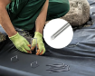 	tepusa scoabe cuie pentru folie mulcire sau agrotextil