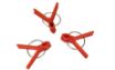Clips altoire 3mm pepeni cadtraveti rosii 