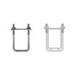 Bride zincate 60x40 mm pentru fixare panouri gard